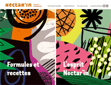 Tablet Screenshot of nectar-in.fr